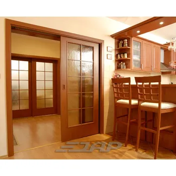 Stavební pouzdro Dveřní pouzdro Norma Parallel pro dvoje dveře zasouvající se za sebe Průchod po osazení obložek: 1450x1970mm dvoukřídlé