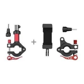 Osmo - Sada držáků smartphonů a držáků akčních kamer pro jízdní kola (červená-černá)