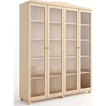 Šatní skříň Vitrína z masivu BIANCA Espana Barevné provedení: Přírodní