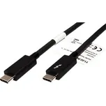 Thunderbolt 3 Kabel, USB C(M) - USB C(M), 20Gb/s, PD 20V/5A, černý, 2 m