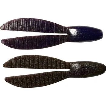 Umělá nástraha Keitech Gumová nástraha Flex Chunk Large 4'' Brown Purple 11,3cm/5ks