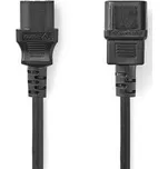 Napájecí kabel | IEC-320-C14 | IEC-320-C13 | Přímý | Přímý | Poniklované | 3.00 m | Kulatý | PVC | Černá | Plastový Sáček