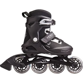 Kolečkové brusle VENOR brusle - Invicta Black-Silver (BLACK-SILVER) velikost: 32-35