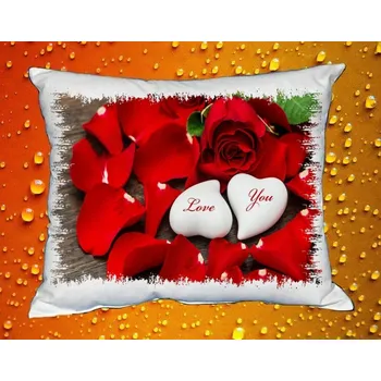 Dekorativní polštářek Svatý Valentýn polštářek 6 (valentýnský dárek)