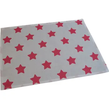Papírový ubrousek Šatoli.cz Bavlněný ubrousek na svačinu růžová Hvězdička