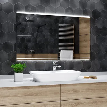 Zrcadlo Koupelnové zrcadlo s LED podsvícením SEOUL šířka: 90 cm, výška: 40 cm