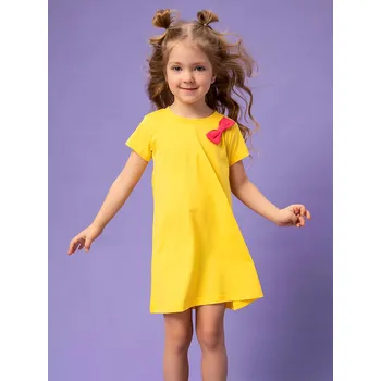 Dívčí šaty Dívčí šaty - WINKIKI WKG 01808, žlutá Barva: Žlutá, Velikost: 116