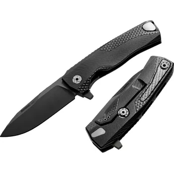 kapesní nůž Zavírací nůž Lionsteel ROK Aluminum Black handle black blade