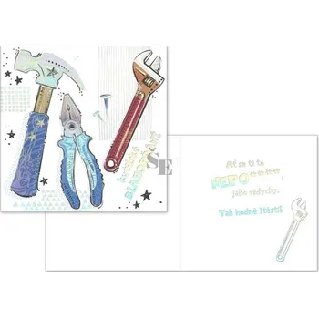 Blahopřání s textem srdečné CN-539 V C0064, MFP paper