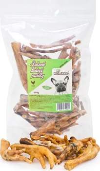 Pamlsek pro psa Natureca Kuřecí pařáty sušené 250 g