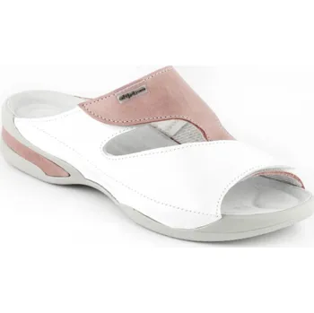 Dámská zdravotní obuv MEDISTYLE REGINA 8R-E15/1-1 pantofel růžovo-bílý, růžovo-bílá - 42