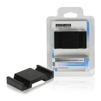 König Univerzální hliníkový stojan pro smartphone, černý (CSSPSTND100BL)