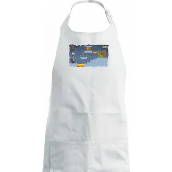 Kuchyňská zástěra Já vs. výplata - Dámská zástěra na vaření - Univerzální velikost ( Bílá )