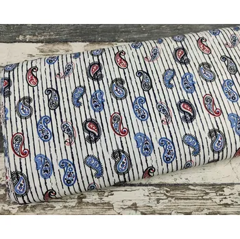 Malířské plátno Plátno paisley navy