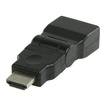 Video kabel Valueline HDMI redukce NICKEL otočný 3D/4K (VLVP34905B)