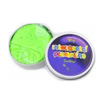 Modelovací hmota Inteligentní plastelína - svítící - zelená