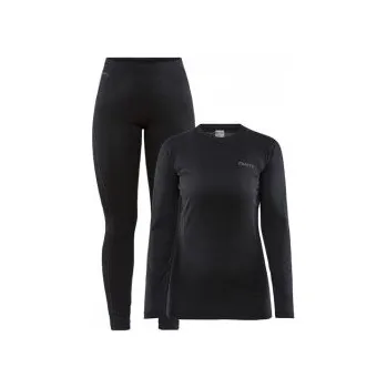 CRAFT CORE Warm Baselayer W černá 1909708-999000 L; Černá set + DÁREK DLE VÝBĚRU!
