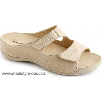 Dámská zdravotní obuv MEDISTYLE ŠÁRKA LŠ-V12 pantofel béžový, béžová - 40