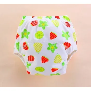 Plenkové kalhoty Dětské veselé plenkové kalhotky s drobnými motivy Motiv: Ovoce, Velikost: 100 (14-16 kg)