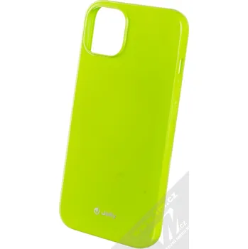 Pouzdro na mobilní telefon 1Mcz Jelly TPU ochranný kryt pro Apple iPhone 13 limetkově zelená (lime green)
