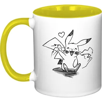 Hrnek malý barevný s potiskem Pika pika