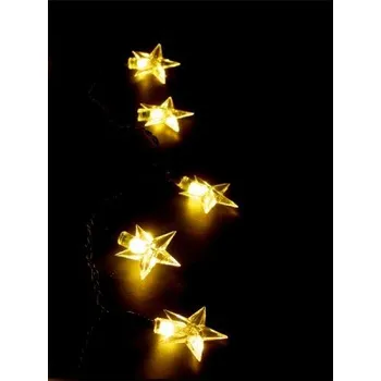 LED páska Led vánoční osvětlení 60LED 3.6W WW 0.7M - hvězdičky