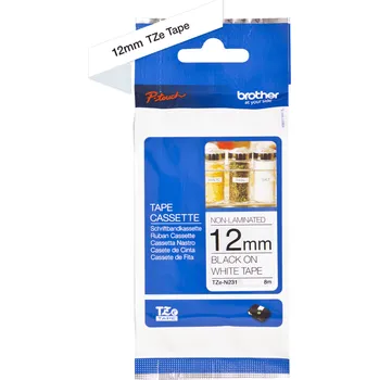 Pásek do tiskárny Páska Brother TZ-N231 - originální (Černý tisk/bílý podklad)