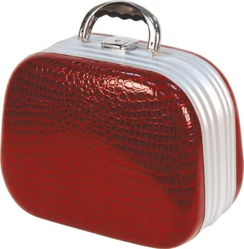 Kosmetický kufr Hairway Beauty kufr Crocodile červený