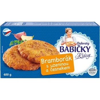 Nowaco Dobroty babičky Kláry bramborák s uzeninou a česnekem 400 g