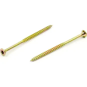 Vrut Univerzální vrut do dřeva 3,5x60/36 TORX zinek žlutý (Univerzální vrut TORX částečný závit)