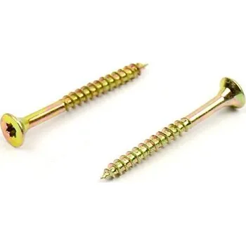 Vrut Univerzální vrut do dřeva 4,5x90/60 TORX zinek žlutý (Univerzální vrut TORX částečný závit)