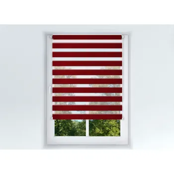 Roleta FEXI Zatemňovací Roleta Den a noc, Origin slim višeň, A 035 v POLO kazetě, 150x30 cm