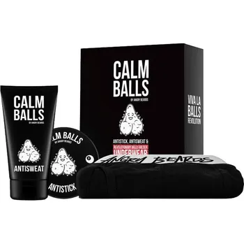 Kosmetická sada Angry Beards Komplexní péče o kule + trenky L