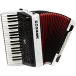 Hohner Bravo III 96 White Silent Key