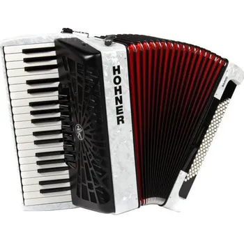 Akordeon Hohner Bravo III 96 White Silent Key