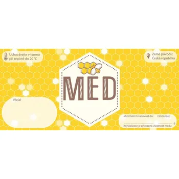 JaHan Etiketa MED - obecná, typ 3