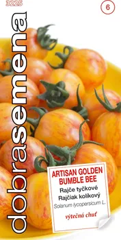 Semeno Dobrá semena Artisan Golden Bumble Bee rajče tyčkové 10 ks