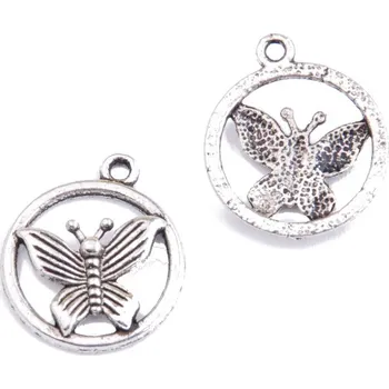 Přívěsek Přívěsek MOTÝL, 15x18mm, 2ks