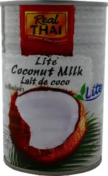 Rostlinné mléko Real Thai Kokosové mléko Lite 400 ml