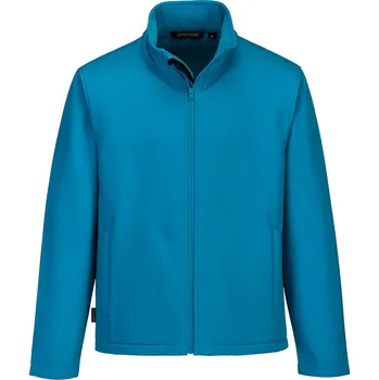 Pláštěnka PORTWEST Pánská softshellová bunda Print & Promo (2L) Velikost: 2XL, Barva: tyrkysová