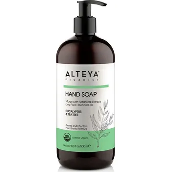 Mýdlo Tekuté mýdlo Eucalyptus a Tea Tree Alteya Organics 500 ml