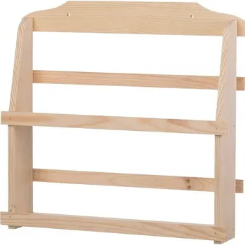 police ČistéDřevo Polička na kořenky I 34 x 6 cm borovice