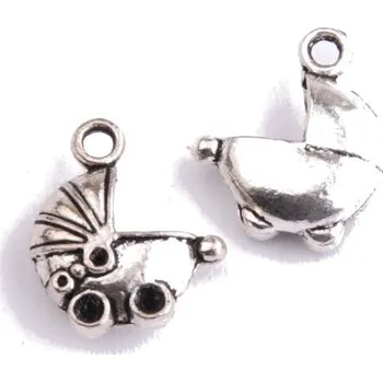 Přívěsek Přívěsek KOČÁREK, 14x17mm, 2ks