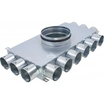 Příslušenství pro vzduchotechniku MAT Distribuční box plochý s izolací KL-12x75/160-OC