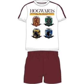 Chlapecké pyžamo E Plus M Pyžamo krátký rukáv Harry Potter Hogwarts bavlna 158 cm
