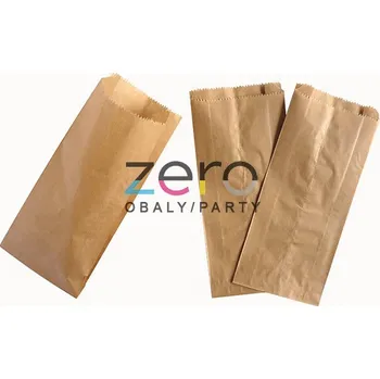 Obalový materiál Sáček papírový 130/70x340 mm TS-2, 1vrstvý - přírodní