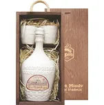 Apis - Dominikański - Miód pitny Dwójniak (dárková krabice se 2 kalíšky - tmavá) - 0,5 l 16%, keramika