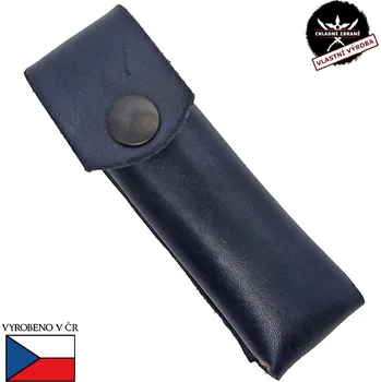 Pouzdro na nůž CZ Kožené pouzdro na zavírací nůž "BLUE CLASSIC"
