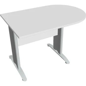 Kancelářský vozík HOBIS přídavný stůl jednací oblouk - CP 1200 1, bílá + doprava zdarma