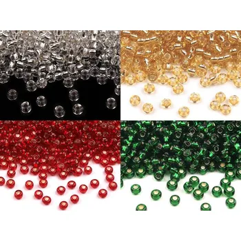 Dětské navlékací korálky Rokajl PRECIOSA s průtahem 3mm 20g (200963)